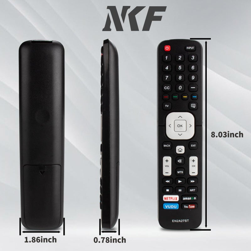 NKF EN2A27ST Universal Remote Control for Sharp TV Remote Replacement LC55P5000U LC-55P5000U LC55Q620U LC-55Q620U LC60P6000U LC-60P6000U LC-32Q5000U LC32Q5000 LC-43P5000U - Image 4